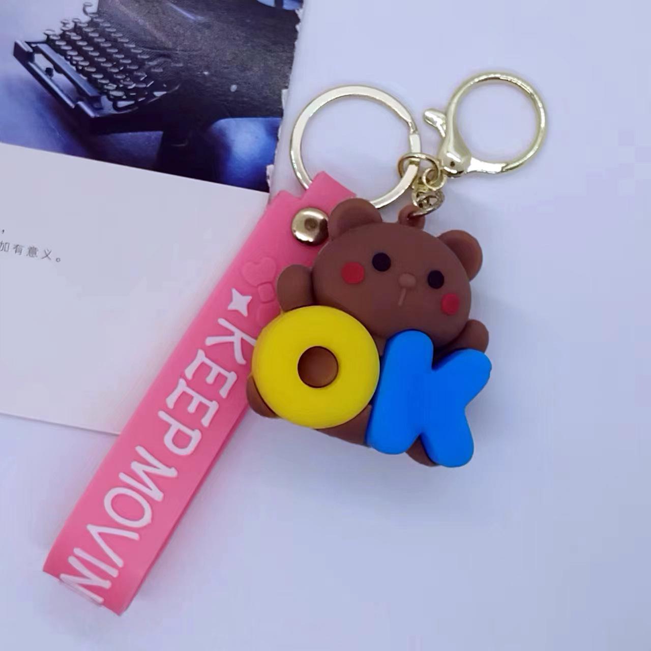 Creative Cartoon Bunny and Teddy Bear Keychain Bag, Car Keychain Accessories Gift Wholesale Kawaii Cute Personalized Gifts Y2k
Creative Cartoon Bunny and Teddy Bear Keychain Bag, Car Keychain Accessories Gift Wholesale Kawaii Cute Personalized Gifts Y2k