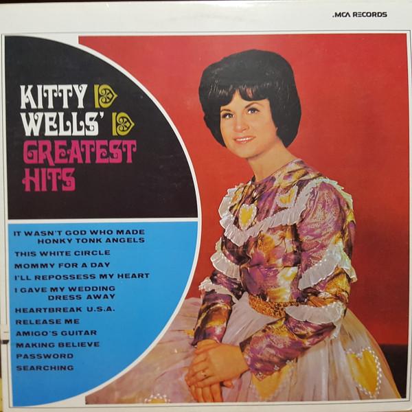 LP Record KITTY WELLS Greatest Hits MCA121 MCA Records Canada CountryFolk Used
LP Record KITTY WELLS Greatest Hits MCA121 MCA Records Canada CountryFolk Used