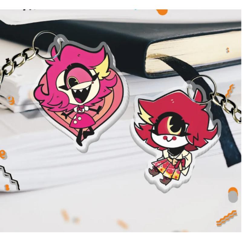 Acrylic Key Buckle for Hazbin Hotel Alastor Vaggie Husk Angel Dust Niffty Anime Pendant Creative Acrylic Backpack Pendant
Acrylic Key Buckle for Hazbin Hotel Alastor Vaggie Husk Angel Dust Niffty Anime Pendant Creative Acrylic Backpack Pendant