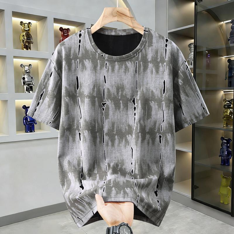 Men s Plus Size Distressed Print T-Shirt – Washed Tie Dye Short Sleeve Casual Tee (Sizes 5XL-11XL) for Summer Streetwear 11XL(145kg-155kg)
Men s Plus Size Distressed Print T-Shirt – Washed Tie Dye Short Sleeve Casual Tee (Sizes 5XL-11XL) for Summer Streetwear 11XL(145kg-155kg)