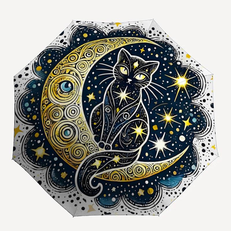 1pc Moon Cat Automatic Open/Close Umbrella with Folding feature Compact Travel Umbrella, Lightweight design, for Commuting, Business108
1pc Moon Cat Automatic Open/Close Umbrella with Folding feature Compact Travel Umbrella, Lightweight design, for Commuting, Business108