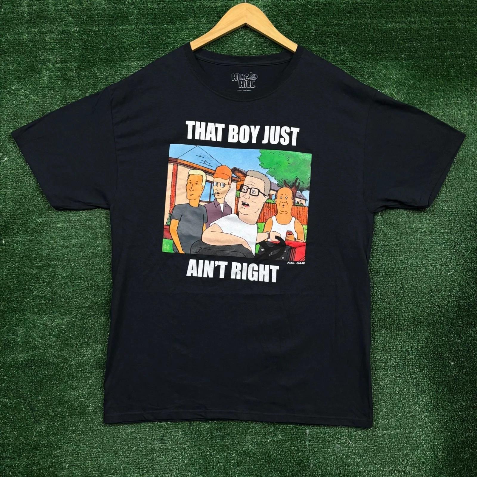 King of the Hill Hank Hill That Boy Ain t Right T-shirt Size Large 2XL
King of the Hill Hank Hill That Boy Ain t Right T-shirt Size Large 2XL