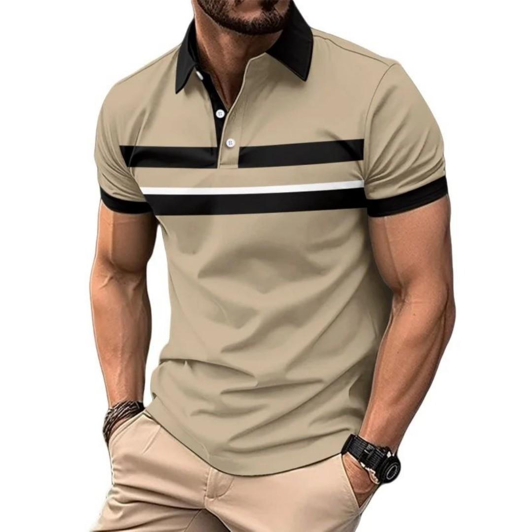 2026 Summer New Style Men s Short-Sleeved Polo Shirt with 3D Stripes Pattern Print - Street Casual Fashion Comfortable and Soft S
2026 Summer New Style Men s Short-Sleeved Polo Shirt with 3D Stripes Pattern Print - Street Casual Fashion Comfortable and Soft S