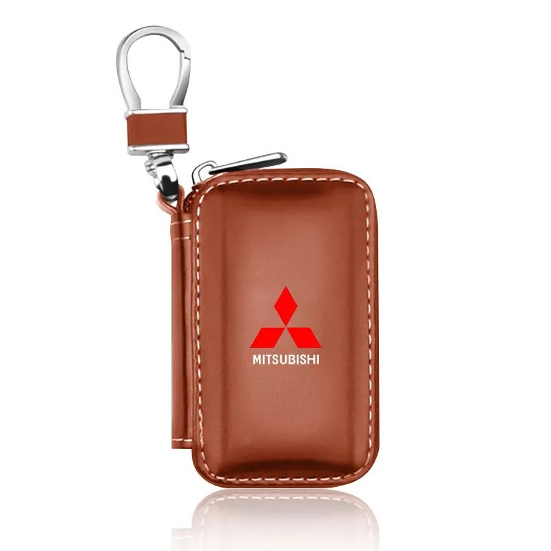 Leather Car Keychain Key Case with Metal Emblem for Mitsubishi ASX Lancer Outlander Pajero EVO EX Accessories коричневий
Leather Car Keychain Key Case with Metal Emblem for Mitsubishi ASX Lancer Outlander Pajero EVO EX Accessories коричневий