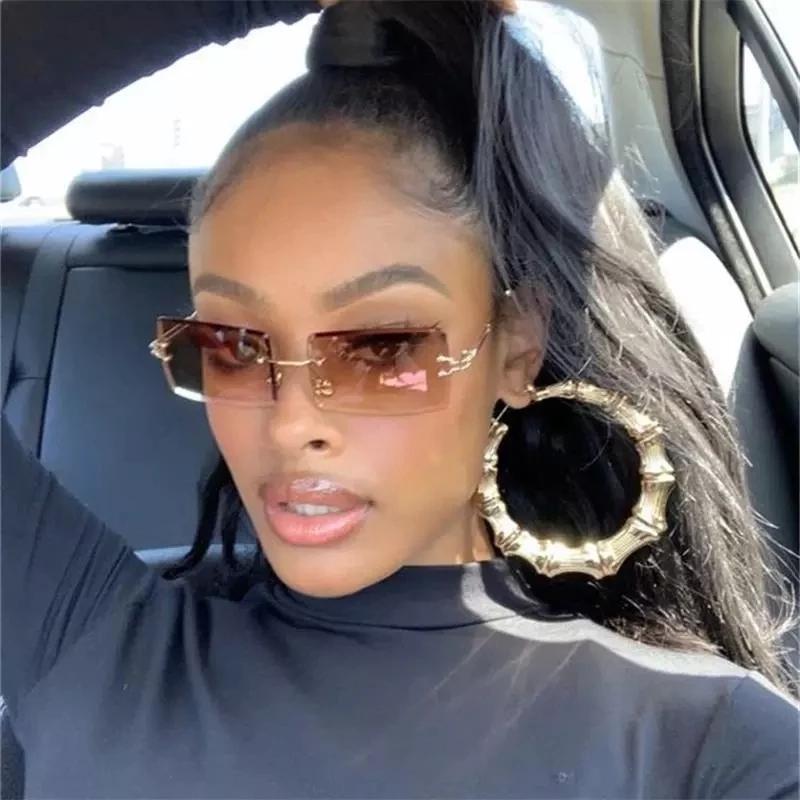 Fashion Small Rectangle Sunglasses Women Rimless Square Sun Glasses 2022 Summer Style Female Uv400 Green Brown Other
Fashion Small Rectangle Sunglasses Women Rimless Square Sun Glasses 2022 Summer Style Female Uv400 Green Brown Other