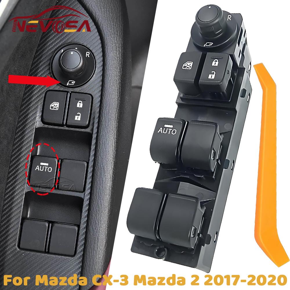 Left Driver For Mazda 2 CX3 2017 2018 Master Power Window Control Switch 1 Auto Glass Button DG4S66350 DG4S-66-350 1 Auto LHD
Left Driver For Mazda 2 CX3 2017 2018 Master Power Window Control Switch 1 Auto Glass Button DG4S66350 DG4S-66-350 1 Auto LHD