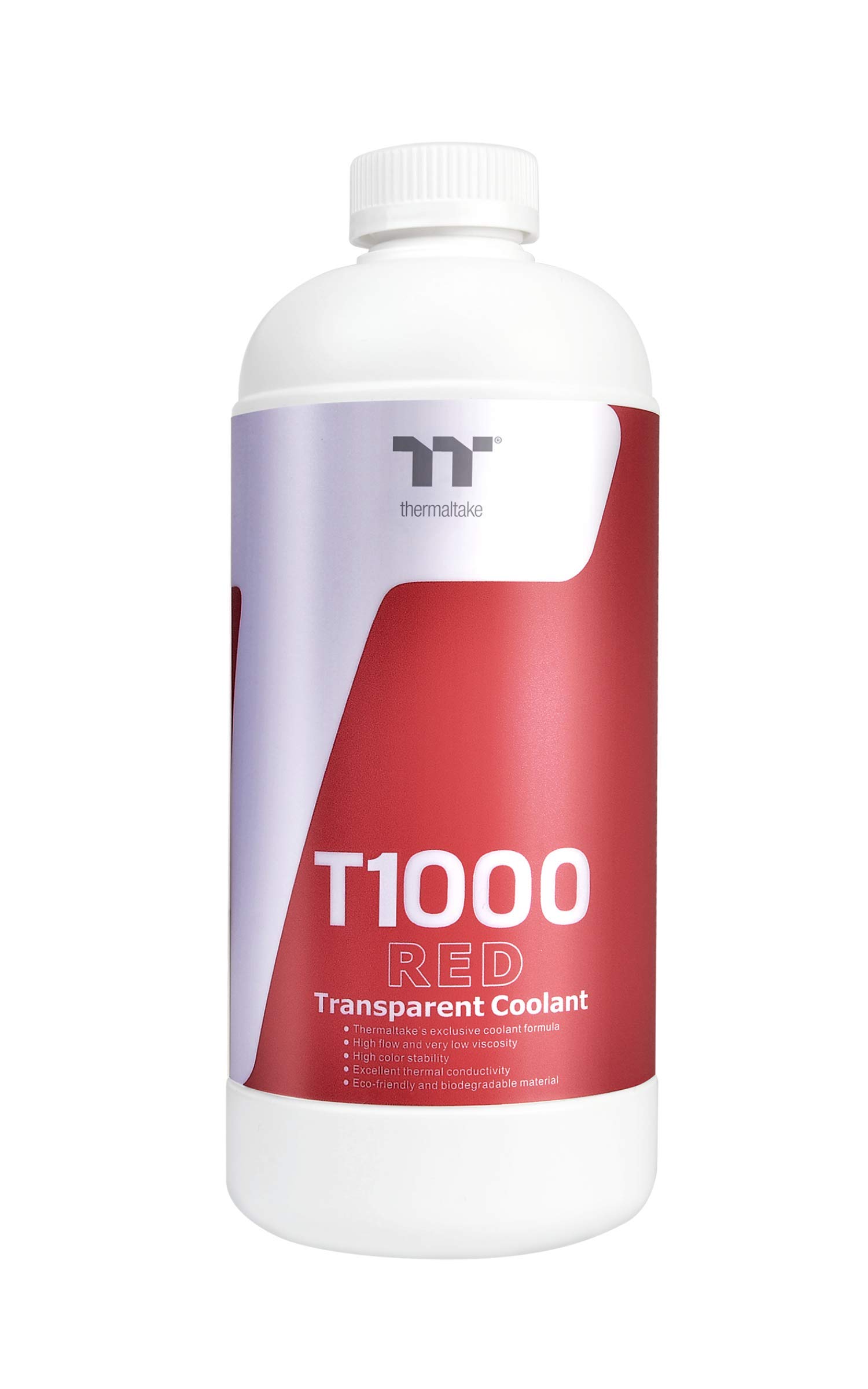Thermaltake T1000 Transparent Coolant Red 1000ml Water Cooling Kit Coolant Cooling Water HS1327 CL-W245-OS00RE-A червоний
Thermaltake T1000 Transparent Coolant Red 1000ml Water Cooling Kit Coolant Cooling Water HS1327 CL-W245-OS00RE-A червоний