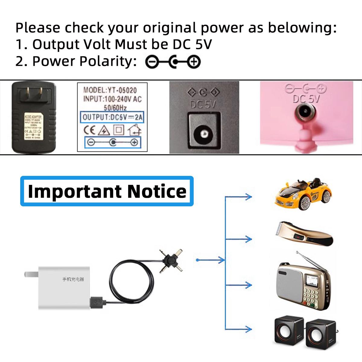 PW-010-MO 4-In-1 USB 2.0 to 5.5x2.5mm 4.0x1.7mm Mono 3.5mm 2.5mm Connector Charge Cable,1.5m As Shown A
PW-010-MO 4-In-1 USB 2.0 to 5.5x2.5mm 4.0x1.7mm Mono 3.5mm 2.5mm Connector Charge Cable,1.5m As Shown A