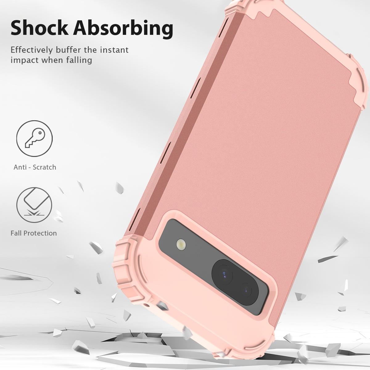 L-Style For Google Pixel 8a Case Shock Absorbing PC+TPU Phone Protective Shell Black+Black
L-Style For Google Pixel 8a Case Shock Absorbing PC+TPU Phone Protective Shell Black+Black