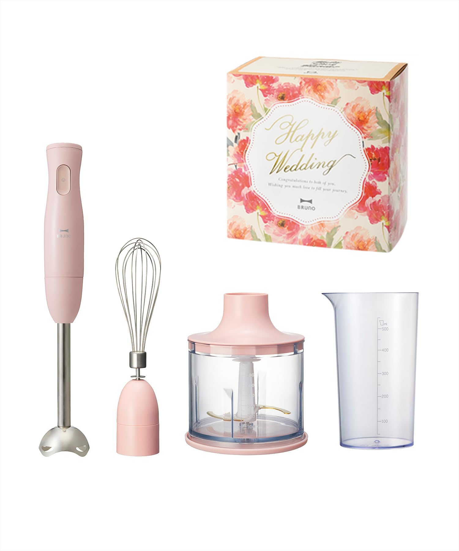 BRUNO Blender Attachment 3 Types Whipper Wedding Celebration Wrapping Set Baby Food Mixer Slim Compact Hand Mixer Hand Blender Handy Mixer рожевий
BRUNO Blender Attachment 3 Types Whipper Wedding Celebration Wrapping Set Baby Food Mixer Slim Compact Hand Mixer Hand Blender Handy Mixer рожевий