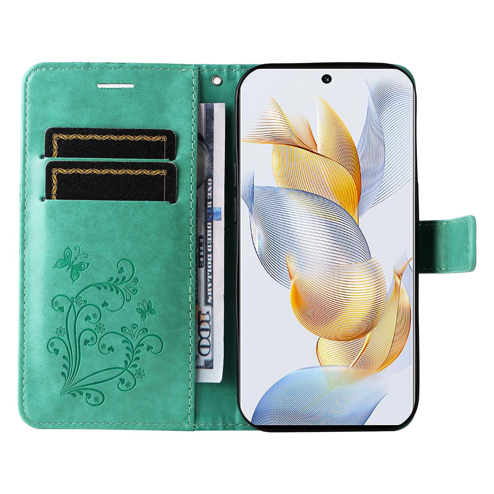For Honor 90 Wallet Case Floral Butterfly Imprinted Leather Phone Cover Stand Rose Gold
For Honor 90 Wallet Case Floral Butterfly Imprinted Leather Phone Cover Stand Rose Gold