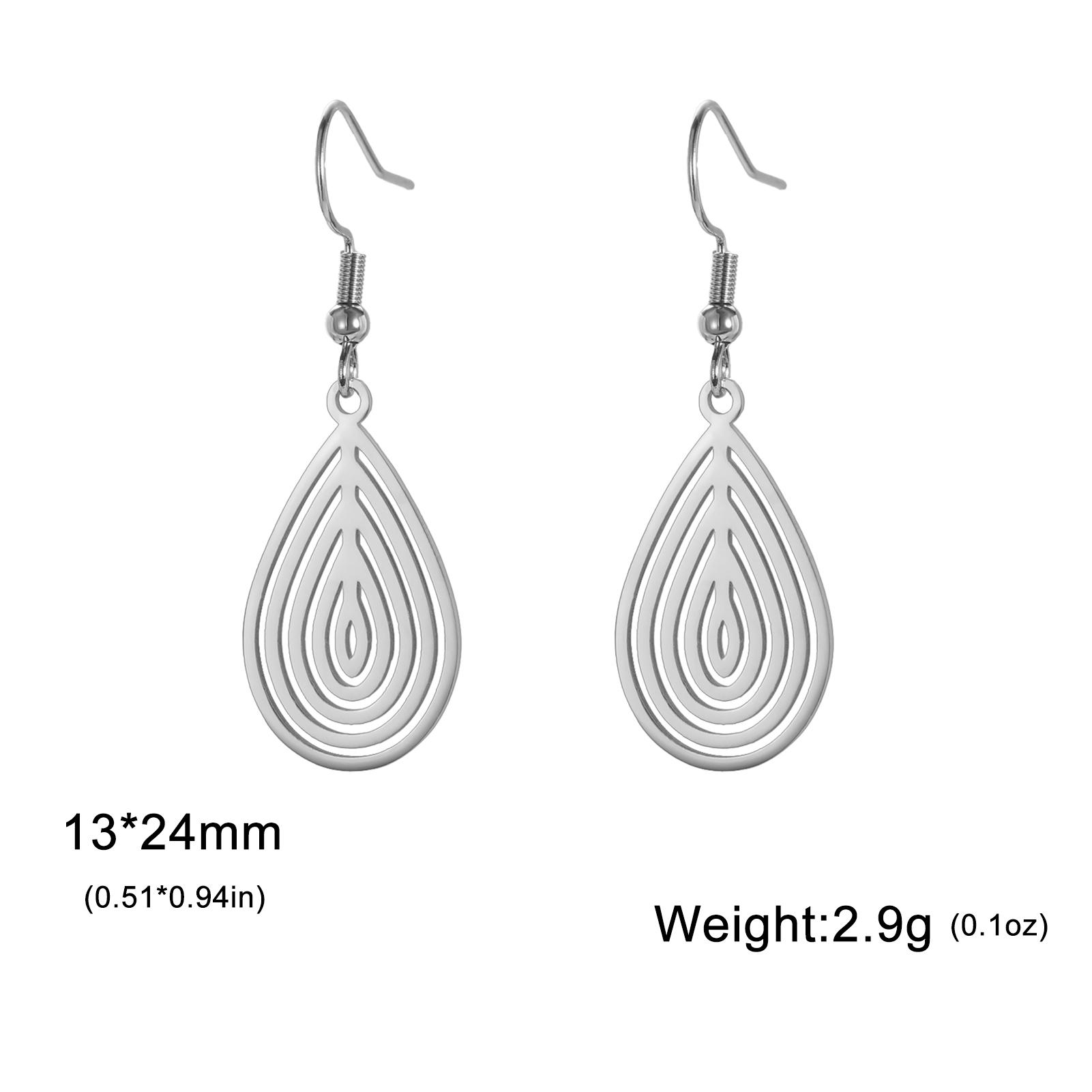 Teamer Trendy Geometric Spiral Swirl Dangle Earrings Stainless Steel Earrings Minimalist Women Jewelry Birthday Gift for Friend
Teamer Trendy Geometric Spiral Swirl Dangle Earrings Stainless Steel Earrings Minimalist Women Jewelry Birthday Gift for Friend