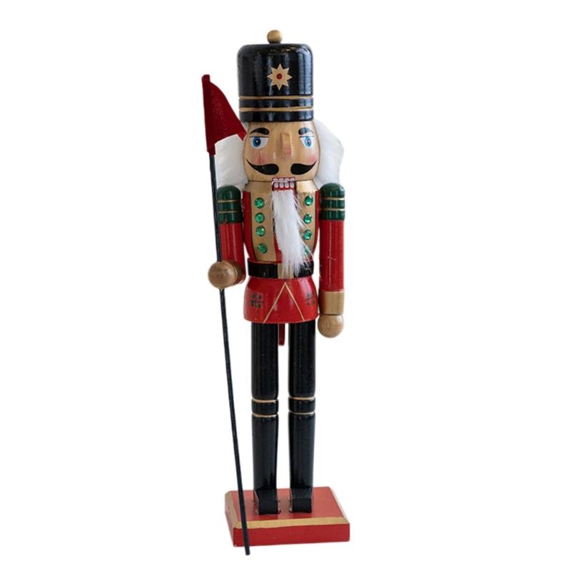 Classical Wood Nutcrackers King Soldier 38cm Figure Holiday Decorative Figurine for Mantle Table Centerpieces Decors 1
Classical Wood Nutcrackers King Soldier 38cm Figure Holiday Decorative Figurine for Mantle Table Centerpieces Decors 1