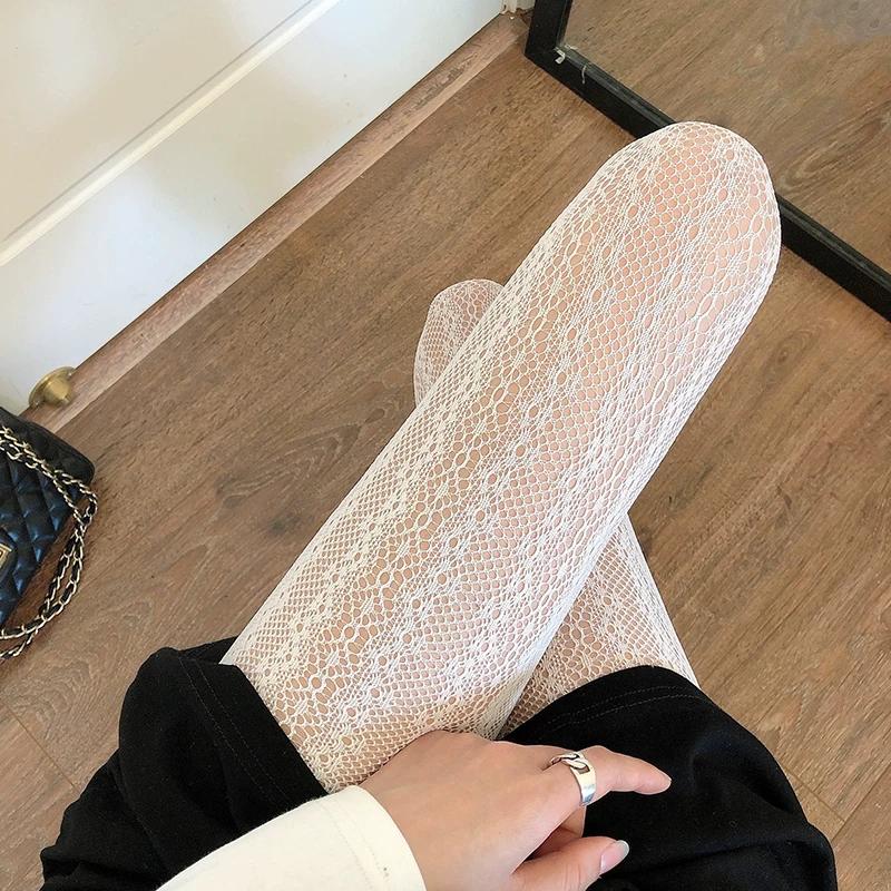 Nylon Elastic Anti-snagging High Waist Mesh Pantyhose Black Pattern Women Sexy Lace Fishnet Tights One Size белый
Nylon Elastic Anti-snagging High Waist Mesh Pantyhose Black Pattern Women Sexy Lace Fishnet Tights One Size белый