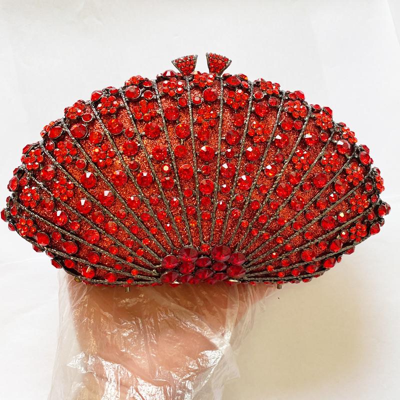 WHTUOHENG Fan Clutches Blue Rhinestone Diamond Women Clutch Bags Crystal Handbags Evening BagS Gold Metal Party Dinner Purse 20cmX12cmX6cm
WHTUOHENG Fan Clutches Blue Rhinestone Diamond Women Clutch Bags Crystal Handbags Evening BagS Gold Metal Party Dinner Purse 20cmX12cmX6cm