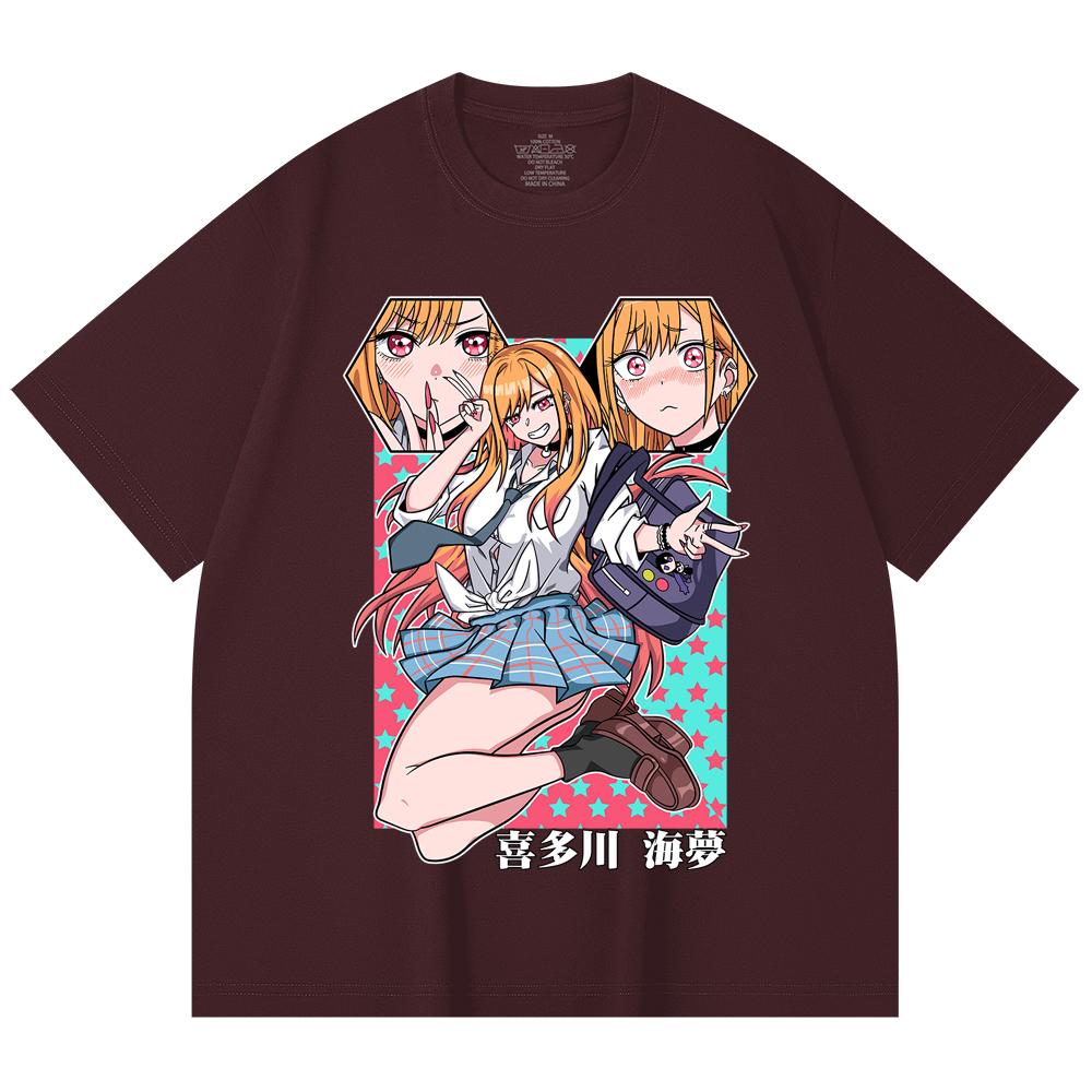 230 Gsm 100% Cotton My Dress-Up Darling V3 Marin Print Unisex Heavy Cotton T Shirt 2XL вина червоного кольору
230 Gsm 100% Cotton My Dress-Up Darling V3 Marin Print Unisex Heavy Cotton T Shirt 2XL вина червоного кольору