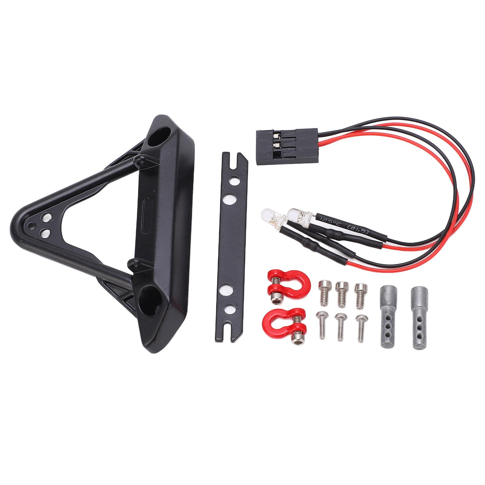 RC Car Bumper High Hardness Iron Front Bumper with 2LED for Axial SCX24 1/24 Remote Control Car
RC Car Bumper High Hardness Iron Front Bumper with 2LED for Axial SCX24 1/24 Remote Control Car