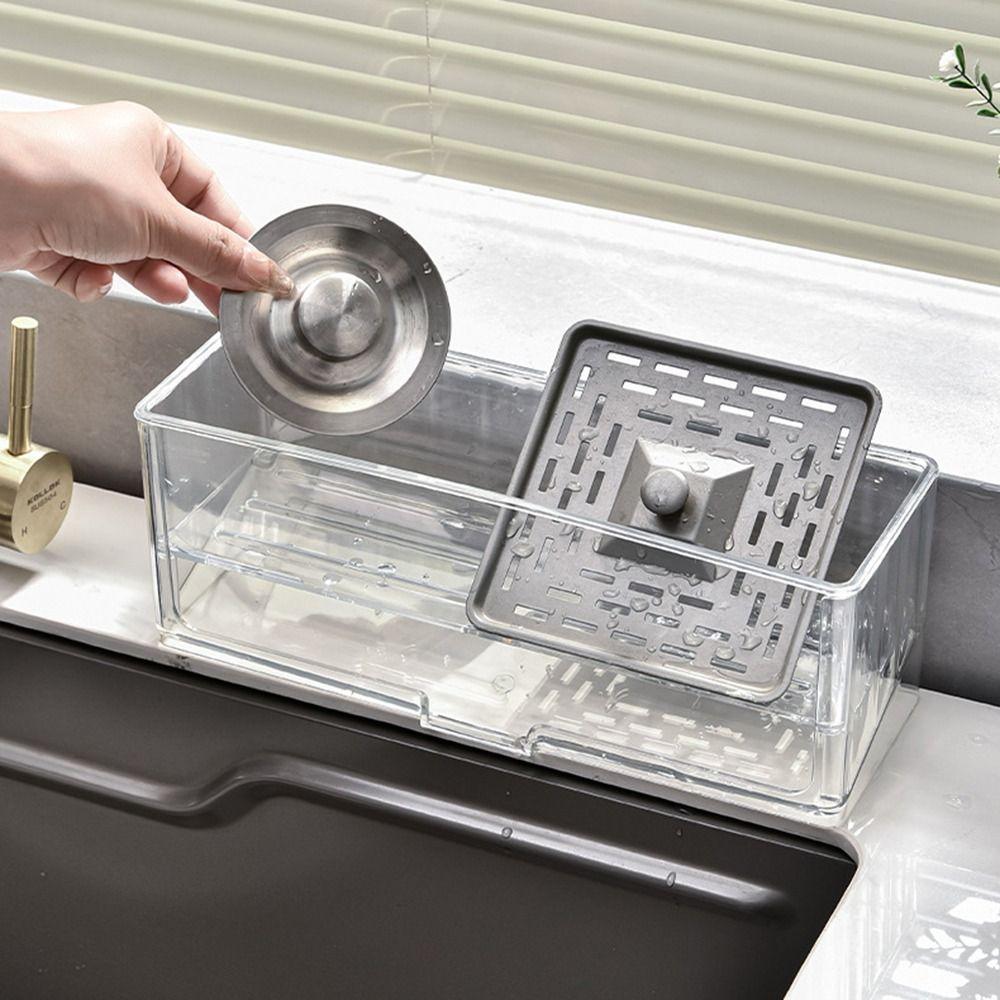 Quick Dry Kitchen Sink Sponge Rack Moisture-proof Dishcloth Towel Tray Shampoo прозорий
Quick Dry Kitchen Sink Sponge Rack Moisture-proof Dishcloth Towel Tray Shampoo прозорий