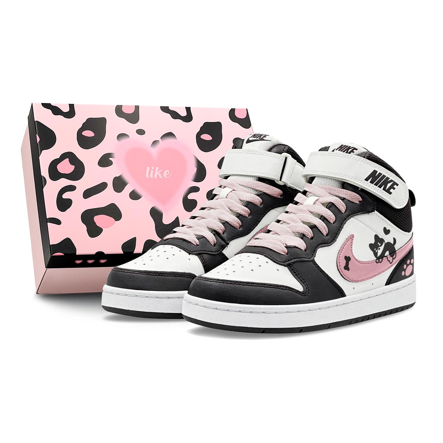 Nike Court Borough 2 Skateboard Shoes Women s Mid Top Black/Pink CD7782-126(Team1655-S-BOX) 38.5
Nike Court Borough 2 Skateboard Shoes Women s Mid Top Black/Pink CD7782-126(Team1655-S-BOX) 38.5