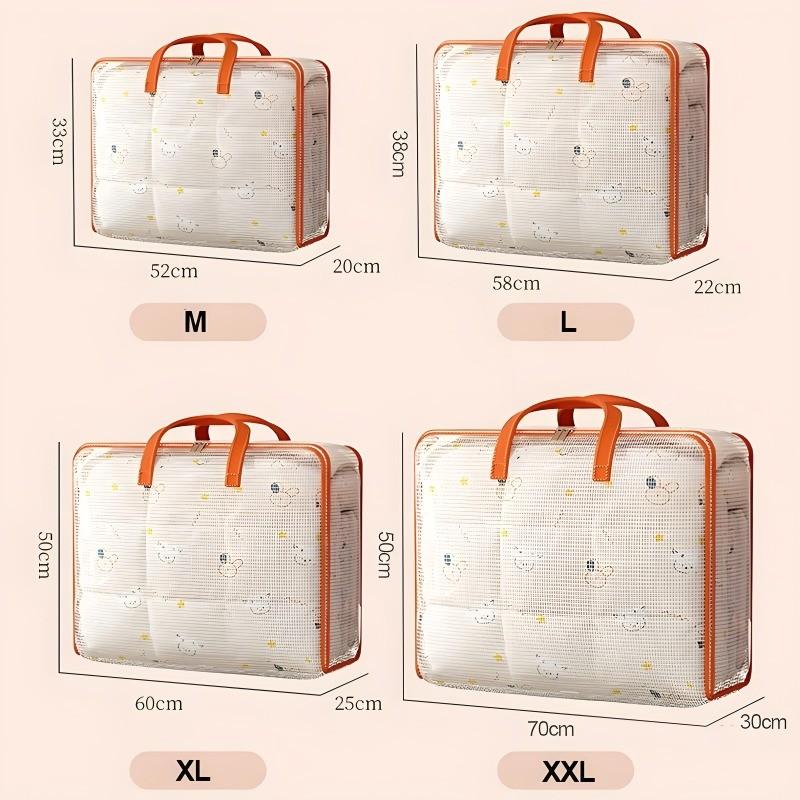 Сумка для хранения из ПВХ Beg Toto с ручкой, большая вместимость, водонепроницаемая сумка для хранения одежды, сумка-органайзер для гардероба M прозрачный
Сумка для хранения из ПВХ Beg Toto с ручкой, большая вместимость, водонепроницаемая сумка для хранения одежды, сумка-органайзер для гардероба M прозрачный