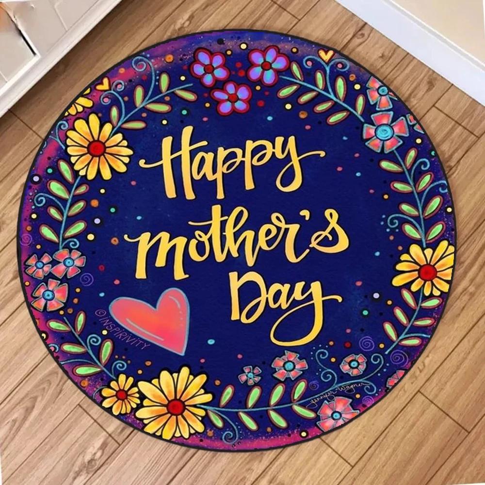 Mother s Day Bedroom Circular Carpet Living Room Balcony Mats Floormats Cartoon Circular Bedside Area Carpets Rugs Home Decor Diameter 60cm
Mother s Day Bedroom Circular Carpet Living Room Balcony Mats Floormats Cartoon Circular Bedside Area Carpets Rugs Home Decor Diameter 60cm