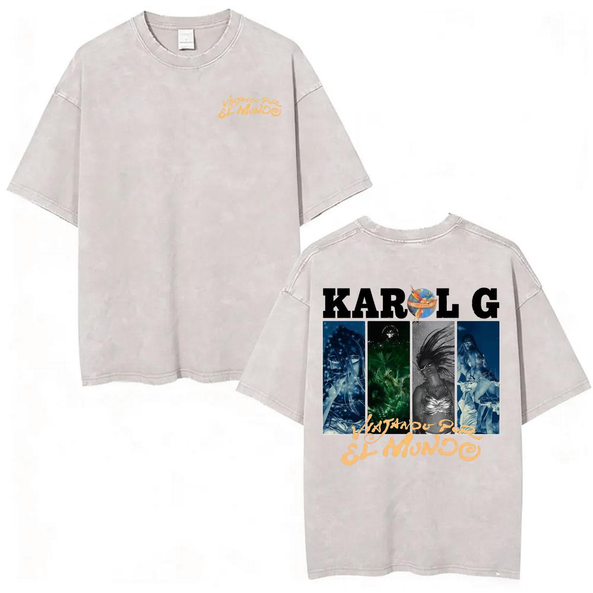 Karol G Tropicoqueta Tour Concert Tshirt Men Women Fashion Vintage Washed Tshirts Hip Hop High Quality T Shirt Streetwear S
Karol G Tropicoqueta Tour Concert Tshirt Men Women Fashion Vintage Washed Tshirts Hip Hop High Quality T Shirt Streetwear S