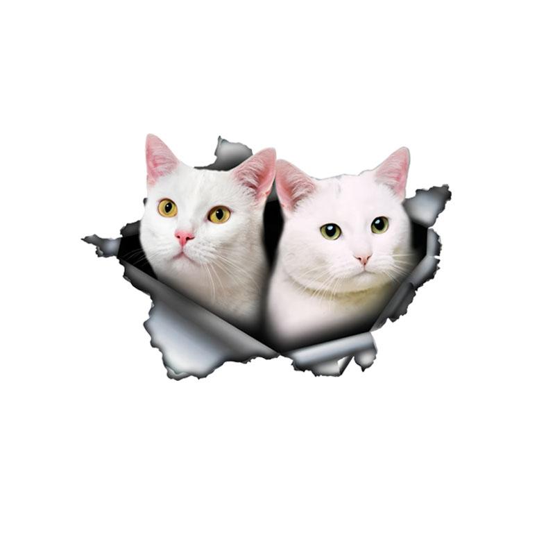 Two Cute White Cats Car Decals Bumper Window Animal Stickers Car Accessories Waterproof Vinyl Material 15cm-Longest Side
Two Cute White Cats Car Decals Bumper Window Animal Stickers Car Accessories Waterproof Vinyl Material 15cm-Longest Side