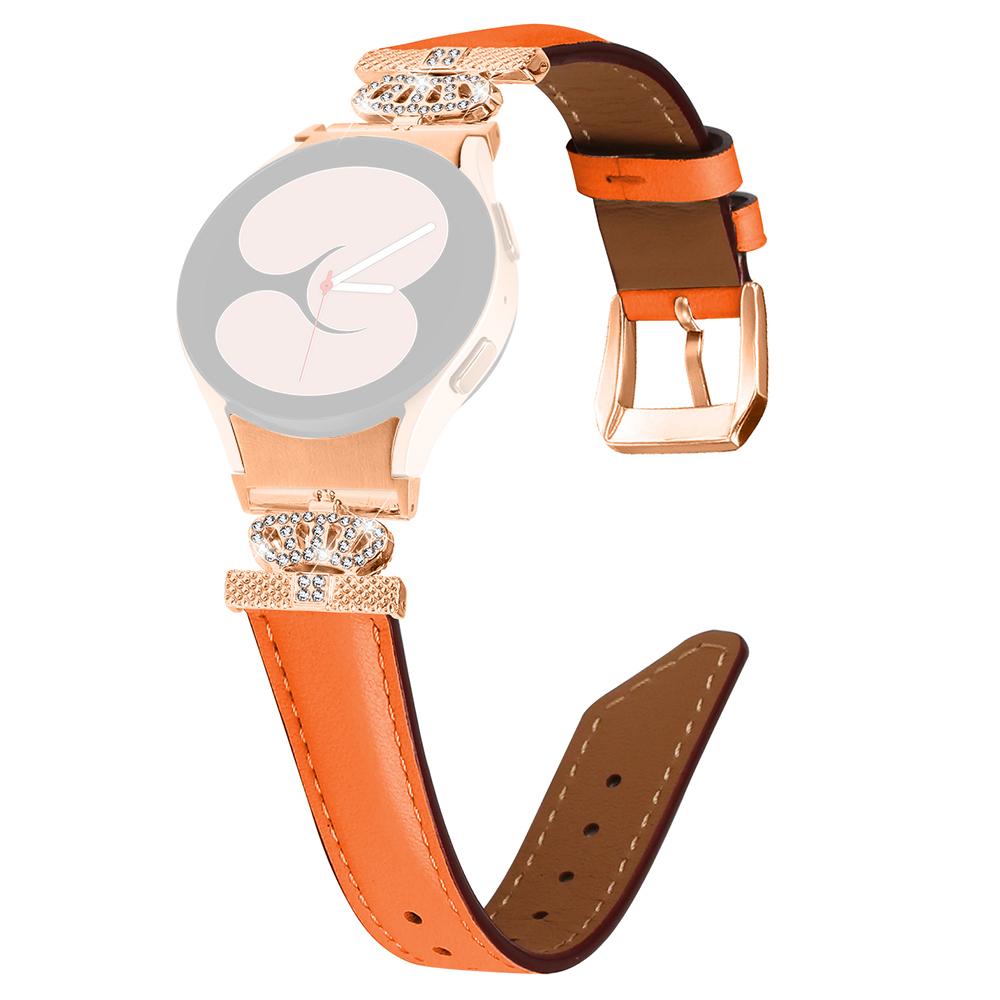 Crown Rhinestone Watch Band for Samsung Galaxy Watch 5/Watch4 44mm 40mm Bracelet Strap with Rose Gold Buckle Orange
Crown Rhinestone Watch Band for Samsung Galaxy Watch 5/Watch4 44mm 40mm Bracelet Strap with Rose Gold Buckle Orange