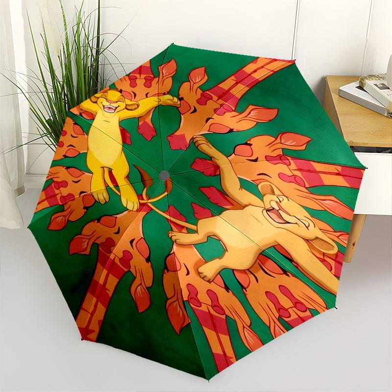 Lion King, Simba Automatic Opening and Closing Umbrella - 8 Ribs Portable Folding Umbrella with Plastic Handle, Suitable for Leisure and Hal
Lion King, Simba Automatic Opening and Closing Umbrella - 8 Ribs Portable Folding Umbrella with Plastic Handle, Suitable for Leisure and Hal
