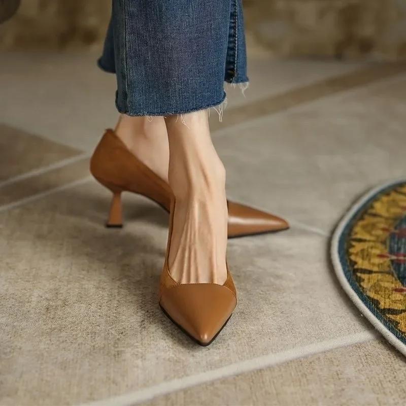 Shallow Women s Shoes Basic Women s High Heels Fashion Dress Pump Women Pointed Toe Slip on Thin Heel Shoes Women
Shallow Women s Shoes Basic Women s High Heels Fashion Dress Pump Women Pointed Toe Slip on Thin Heel Shoes Women