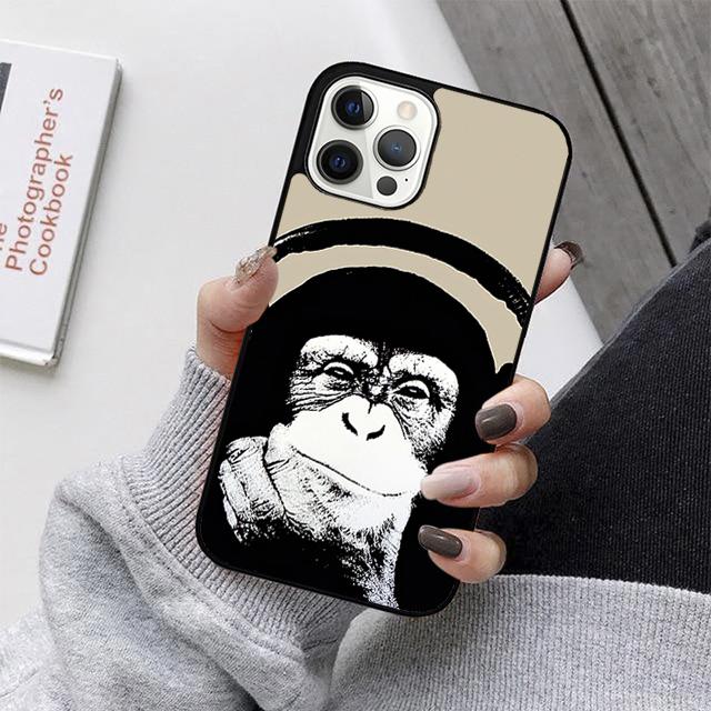 Funny Thinking Monkey With Headphone Phone Case For iPhone 17 Air 16 15 14 13 12 11 Pro Max Plus Max Cover coque iPhone 11pro max
Funny Thinking Monkey With Headphone Phone Case For iPhone 17 Air 16 15 14 13 12 11 Pro Max Plus Max Cover coque iPhone 11pro max