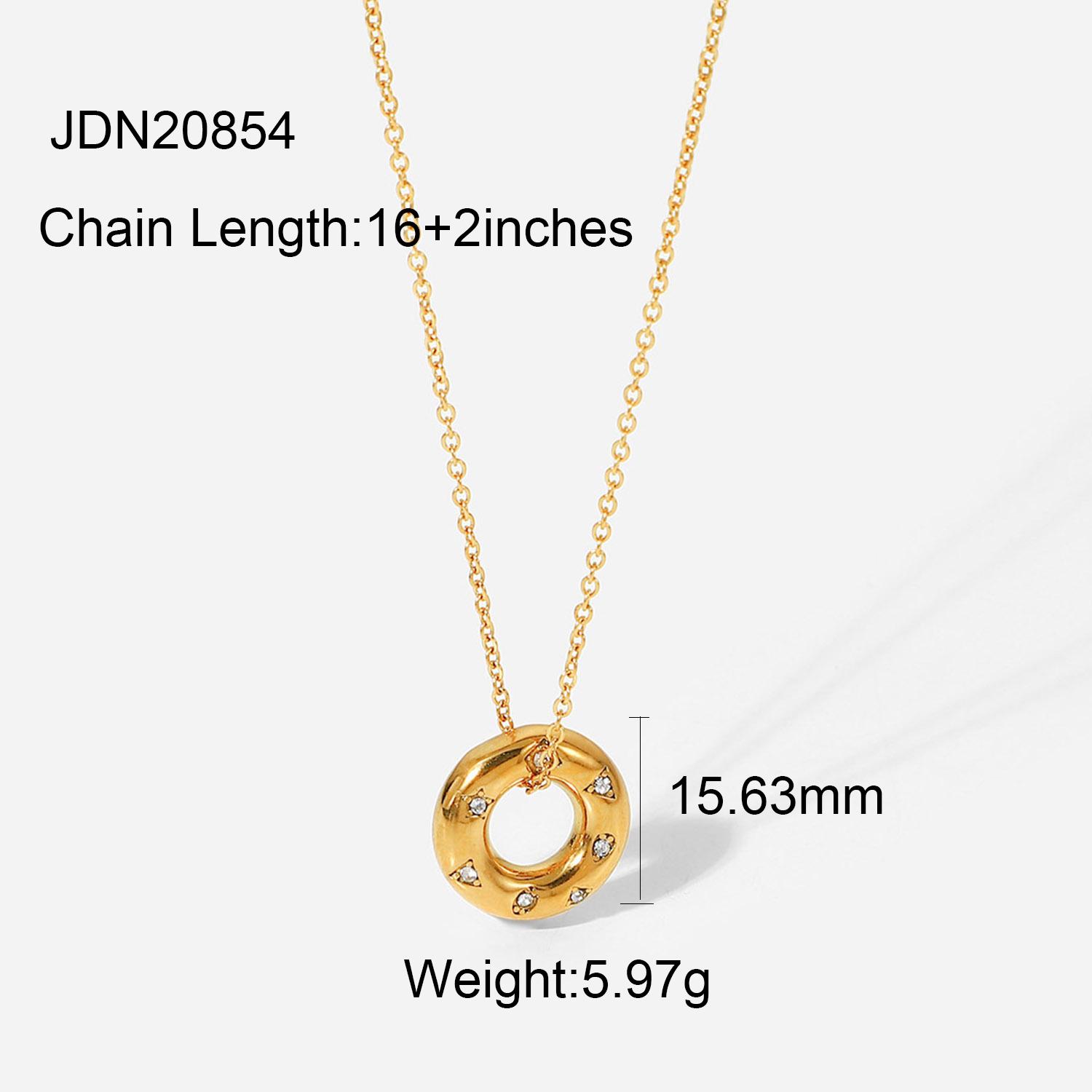 Fashion Gold Plated Stainless Steel Tarnish Free Female Jewelry Cubic Zirconia Circle Hollow Pendant Necklace For Women
Fashion Gold Plated Stainless Steel Tarnish Free Female Jewelry Cubic Zirconia Circle Hollow Pendant Necklace For Women