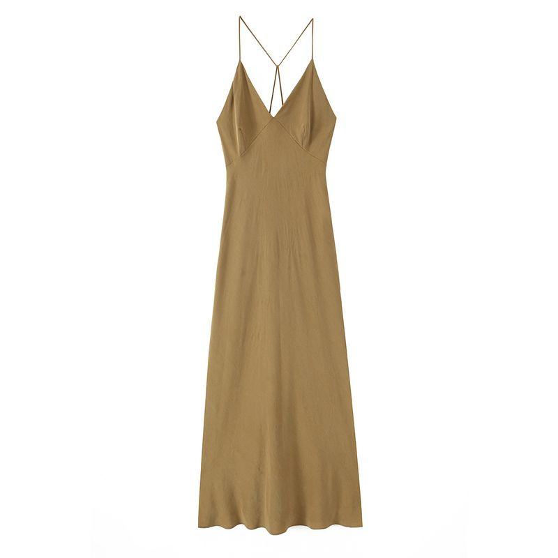 Kaslead Новая женская одежда Западный стиль Мода Простой Утягивающий стиль Платье 2548043 Khaki L
Kaslead Новая женская одежда Западный стиль Мода Простой Утягивающий стиль Платье 2548043 Khaki L