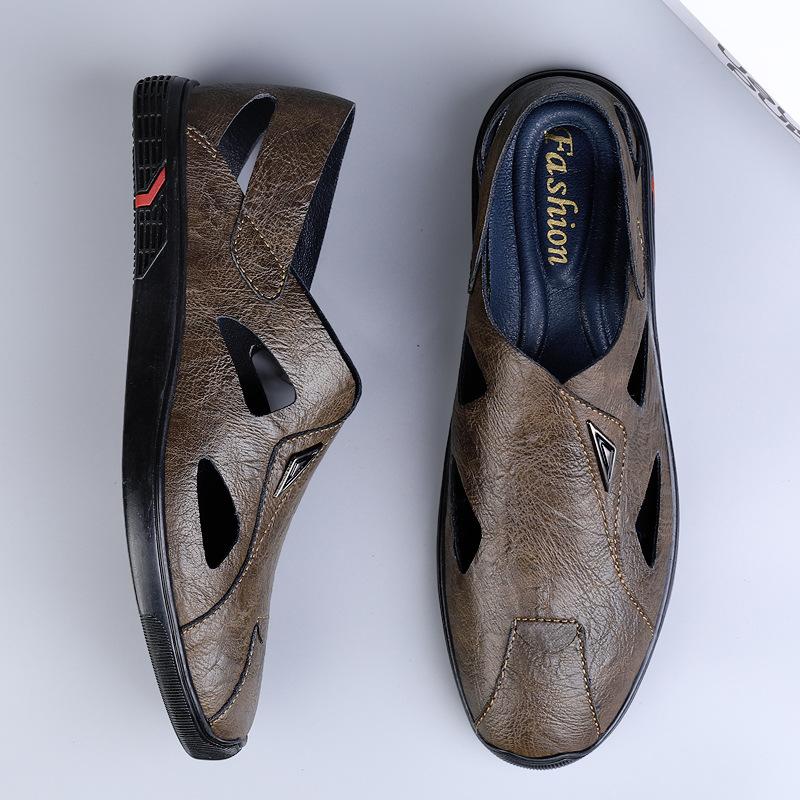 Men s shoes 2025 summer new dual-purpose bag head one pedal hole shoes men s breathable deodorant feet hollow leather shoes tide 44 хакі
Men s shoes 2025 summer new dual-purpose bag head one pedal hole shoes men s breathable deodorant feet hollow leather shoes tide 44 хакі