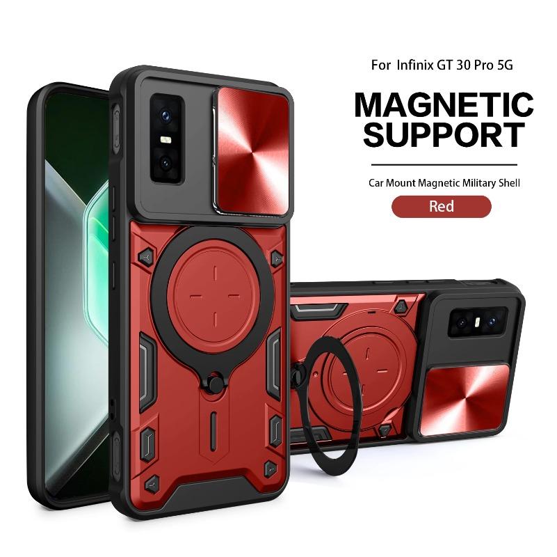 Чехол для Infinix GT 30 Pro, противоударный бронированный с магнитным кольцом-держателем, с защитной крышкой для камеры, для Infinix GT 30 Pro For infinix GT 30Pro
Чехол для Infinix GT 30 Pro, противоударный бронированный с магнитным кольцом-держателем, с защитной крышкой для камеры, для Infinix GT 30 Pro For infinix GT 30Pro