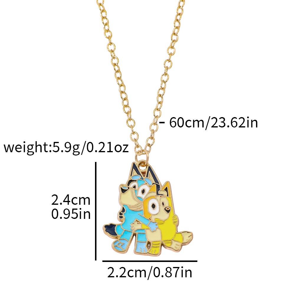 Bluey Bingo Cartoon Animal Alloy Necklace Choker Y2K Aesthetic Cosplay Prop Adorable Present Fashion Attachment
Bluey Bingo Cartoon Animal Alloy Necklace Choker Y2K Aesthetic Cosplay Prop Adorable Present Fashion Attachment
