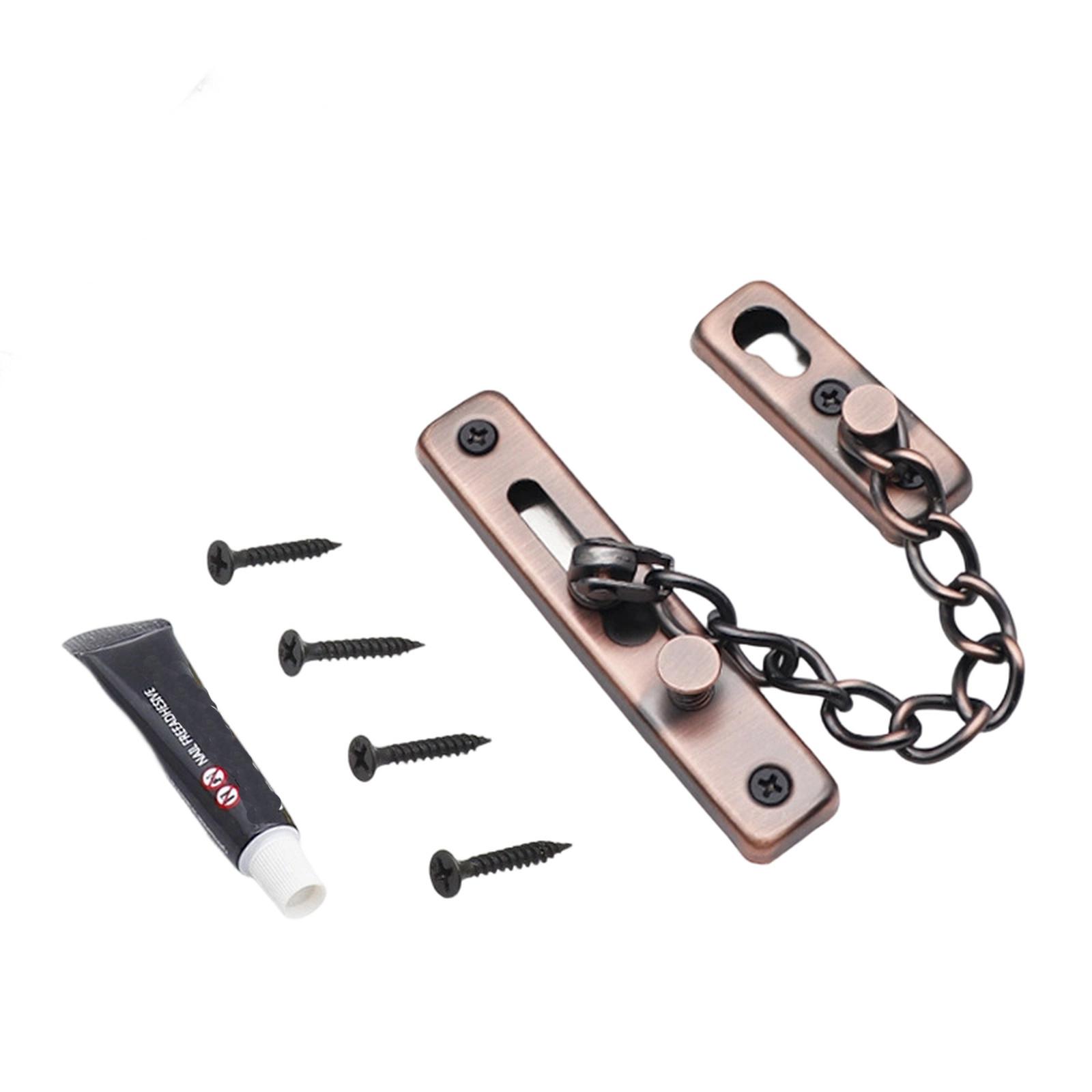 Alise Chain Door Guard Lock,Door Chain Locks with Safety Spring -Theft Press ,Chain Locks for Inside and Extra Front Door, Red (1 Pack) one size
Alise Chain Door Guard Lock,Door Chain Locks with Safety Spring -Theft Press ,Chain Locks for Inside and Extra Front Door, Red (1 Pack) one size