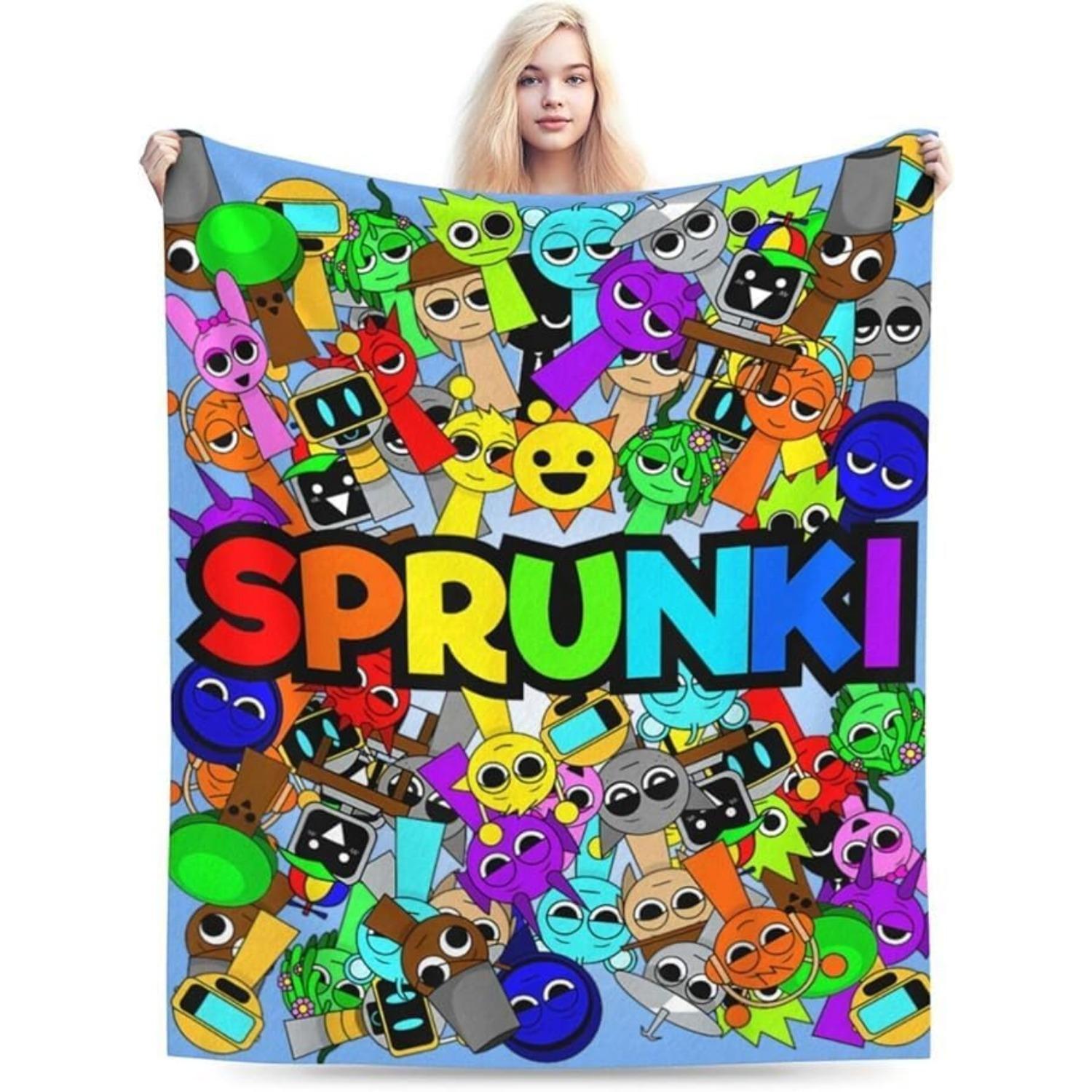 Игровые фланелевые одеяла Sprunki для детей, мальчиков, летний кондиционер, легкие пледы Incredibox для кровати, автомобиля, подарки на день рождения 100x150cm
Игровые фланелевые одеяла Sprunki для детей, мальчиков, летний кондиционер, легкие пледы Incredibox для кровати, автомобиля, подарки на день рождения 100x150cm