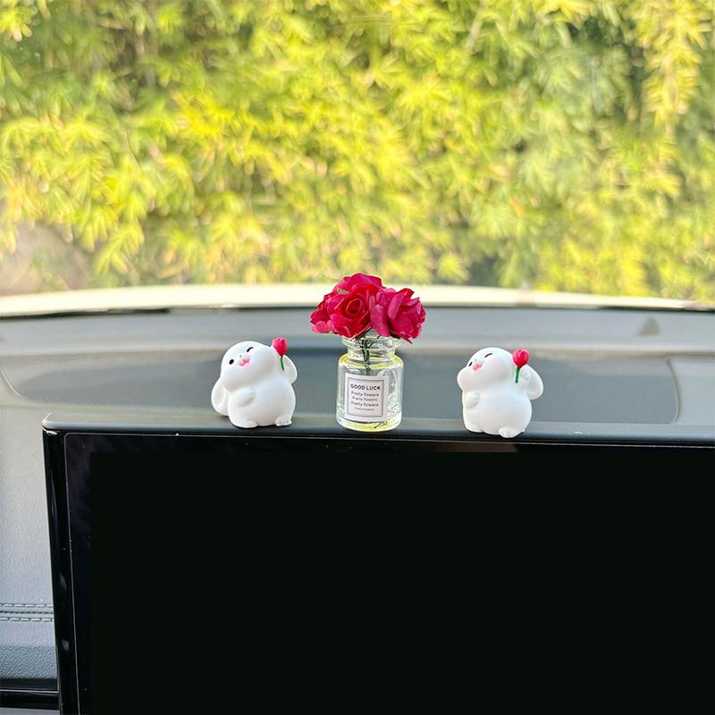 3/4/6/7Pcs Cute Rose Rabbit Ornament Car Interior Decoration Funny Auto Center Console Rearview Mirror Ornaments Car Accessories
3/4/6/7Pcs Cute Rose Rabbit Ornament Car Interior Decoration Funny Auto Center Console Rearview Mirror Ornaments Car Accessories