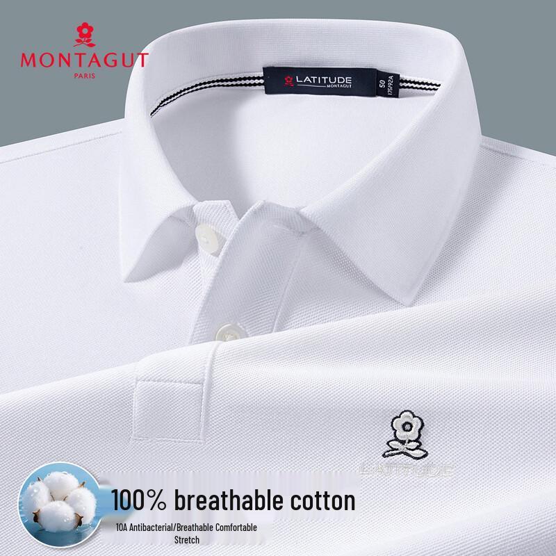 MONTAGUT Men s 10A Antibacterial 100% Cotton Short Sleeve Polo Shirt 52
MONTAGUT Men s 10A Antibacterial 100% Cotton Short Sleeve Polo Shirt 52