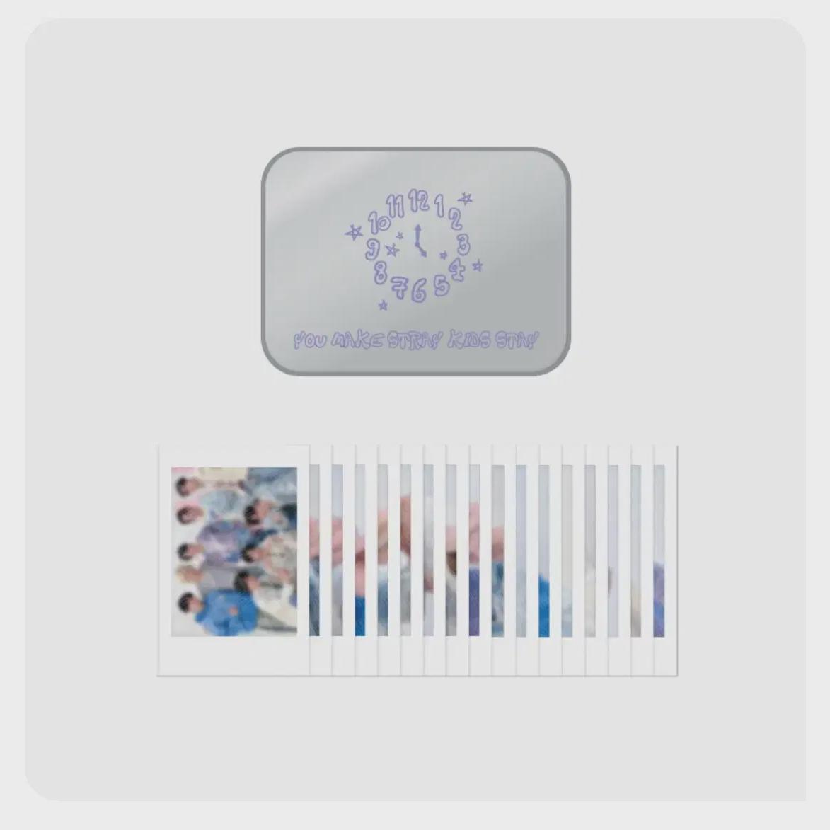 Straykids Фан-фанмитинг 5 часов Жестяная коробка Набор полароидов
Straykids Фан-фанмитинг 5 часов Жестяная коробка Набор полароидов