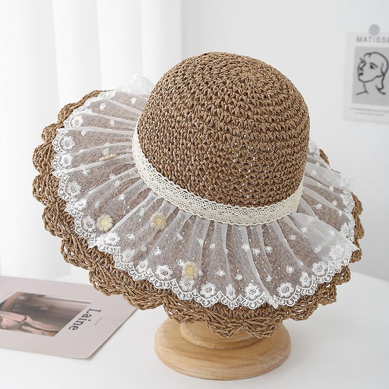 Summer Women s Wide Brim Straw Beach Sun Hat With Lace Mesh Design Breathable For Outdoor Packable Travel Sunscreen Sunhat 56-58cm бежевого хаки
Summer Women s Wide Brim Straw Beach Sun Hat With Lace Mesh Design Breathable For Outdoor Packable Travel Sunscreen Sunhat 56-58cm бежевого хаки