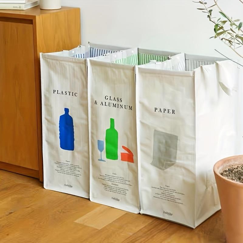 Large-capacity storage bag, waste sorting bag, foldable with a handle, can be connected, moisture-resistant and crack-proof
Large-capacity storage bag, waste sorting bag, foldable with a handle, can be connected, moisture-resistant and crack-proof