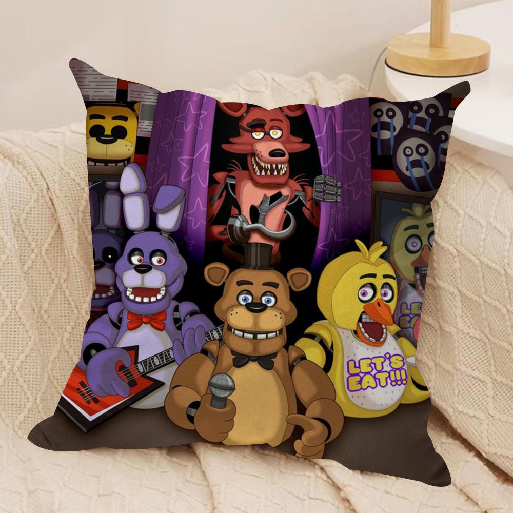 Five NNights at FFreddys Cushion Cover Soft Plush Fabric DoubleSided Printed Sofa Cushion Cover for All Seasons Home Decor 30x30cm
Five NNights at FFreddys Cushion Cover Soft Plush Fabric DoubleSided Printed Sofa Cushion Cover for All Seasons Home Decor 30x30cm