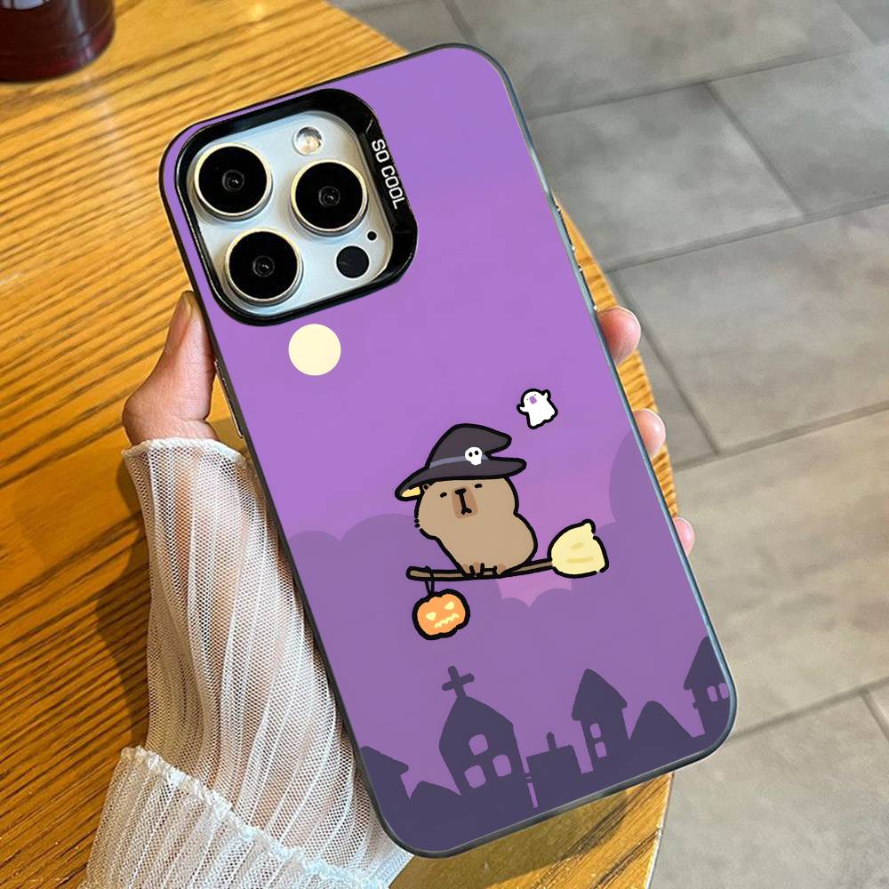 Cute C-Capy B-Bara FUN Phone Case For iPhone 16 17 15 14 12 13 Pro Max Black Color Shockproof Cover iPhone15
Cute C-Capy B-Bara FUN Phone Case For iPhone 16 17 15 14 12 13 Pro Max Black Color Shockproof Cover iPhone15