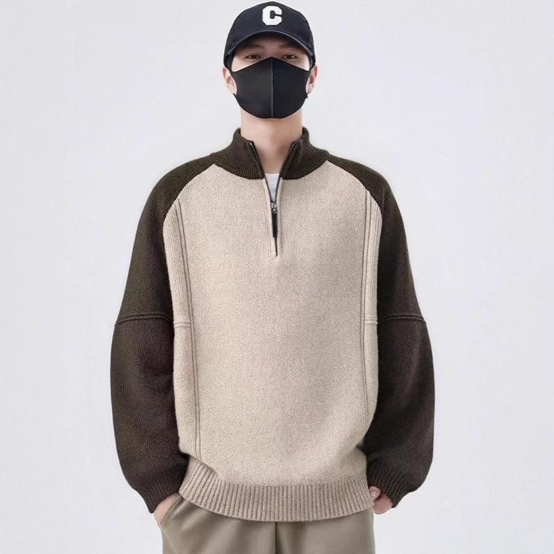 Autumn/Winter Retro Color Block Half-Zip Jacquard Knit Top XXL абрикосовий
Autumn/Winter Retro Color Block Half-Zip Jacquard Knit Top XXL абрикосовий