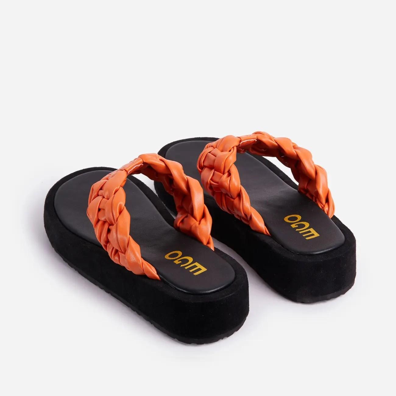 European and American summer new women s shoes foreign trade woven soft leather cool slippers herringbone casual thick-soled cool slippers beach w 40 помаранчевий
European and American summer new women s shoes foreign trade woven soft leather cool slippers herringbone casual thick-soled cool slippers beach w 40 помаранчевий
