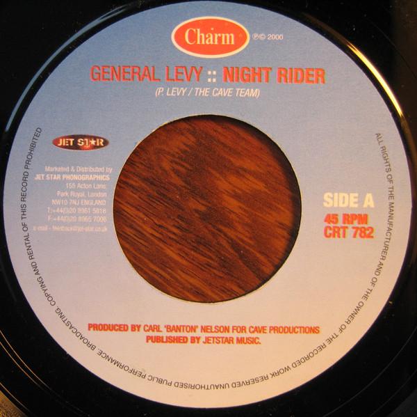 7inch Record GENERAL LEVY SUPER SASS Night Rider Hey Diggle Diggle CRT782 Charm 2000 UK Reggae Ska Dub Used
7inch Record GENERAL LEVY SUPER SASS Night Rider Hey Diggle Diggle CRT782 Charm 2000 UK Reggae Ska Dub Used