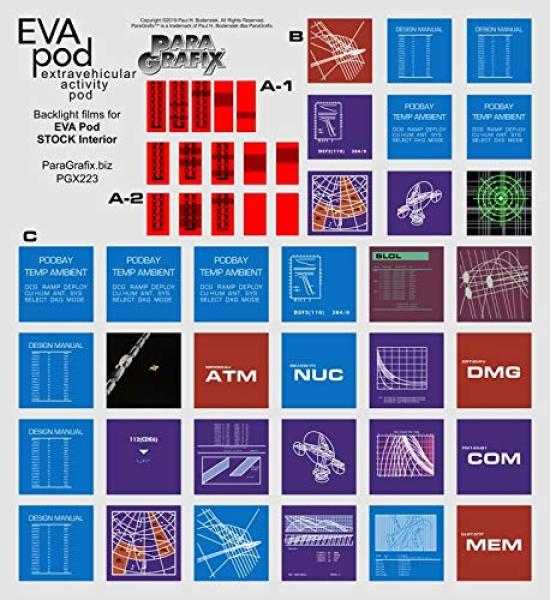 Paragrafix 2001 A Space Odyssey EVA Pod Display Screen Kit Moebius (PGX223) 2001-4
Paragrafix 2001 A Space Odyssey EVA Pod Display Screen Kit Moebius (PGX223) 2001-4