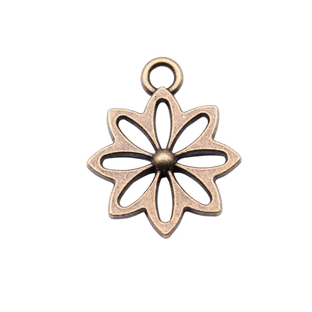 Simple Flower Charms Antique Alloy Pendants For Minimalist Floral Jewelry A32-10pcs-15x18mm
Simple Flower Charms Antique Alloy Pendants For Minimalist Floral Jewelry A32-10pcs-15x18mm